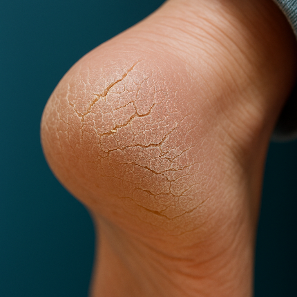 Pés antes do tratamento